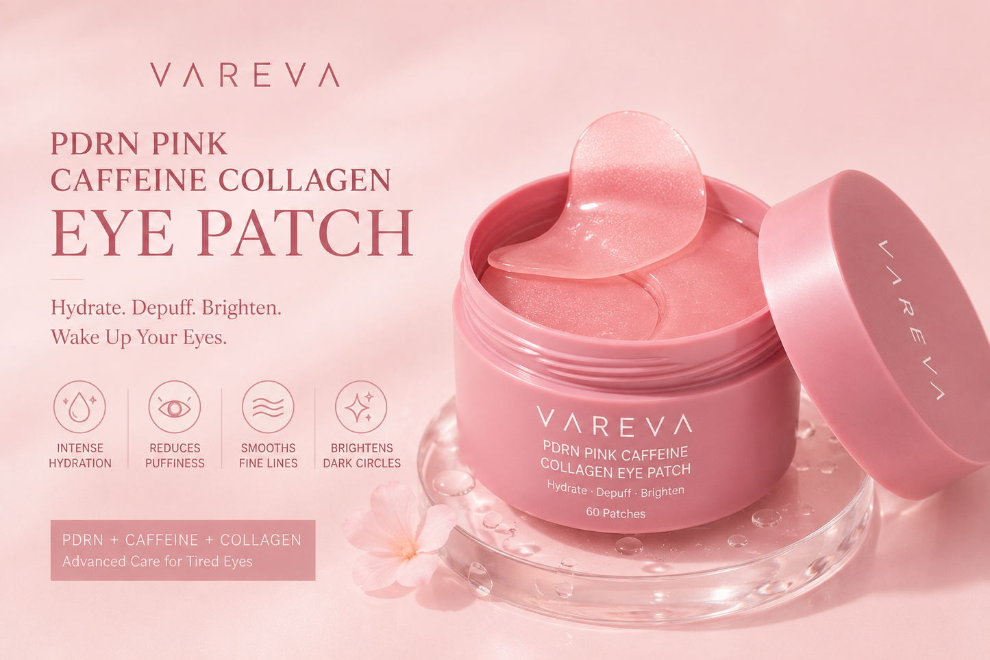 PDRN Pink Caffeine Collagen Eye Patch