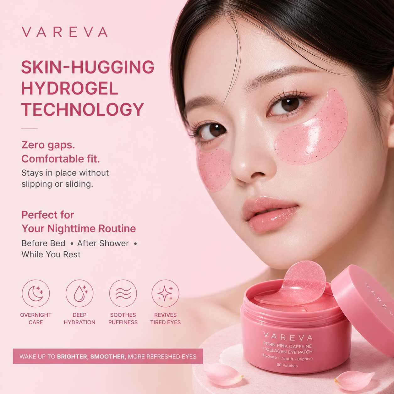 PDRN Pink Caffeine Collagen Eye Patch